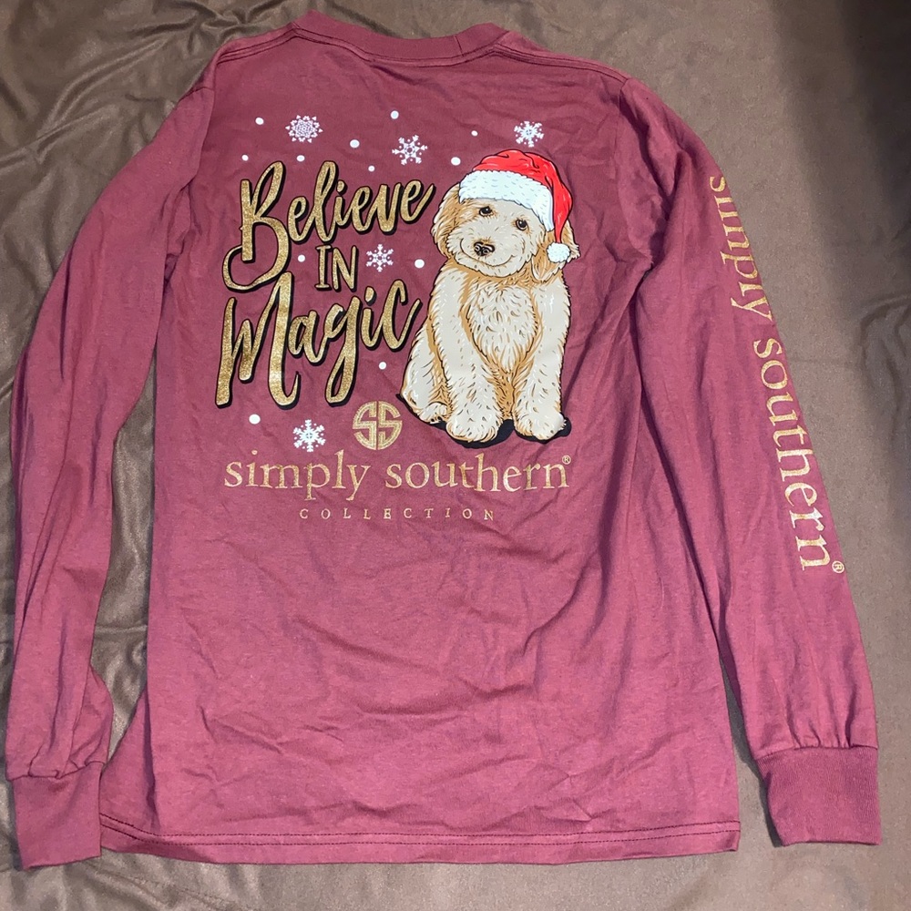 SIMPLY SOUTHERN COLLECTION “BELIEVE IN MAGIC” LONG SLEEVE TEE